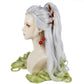 Side view of Daki wig highlighting layered styling and volume