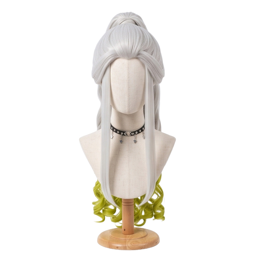 DIY styling wig for recreating Daki’s long flowing gradient hairstyle
