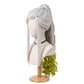 Silver white anime cosplay wig inspired by Daki from Demon Slayer