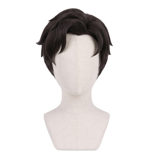 DIY styling wig for recreating Damian’s short layered hairstyle