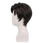 Side view of SPY x FAMILY Damian Desmond basic dark brown wig