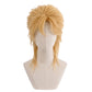 Blonde anime cosplay wig inspired by Diego Brando from JoJo's Bizarre Adventure
