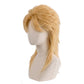 Three-quarter view of Diego Brando blonde basic cosplay wig