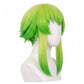 GUMI cosplay wig with vibrant green layered anime hairstyle