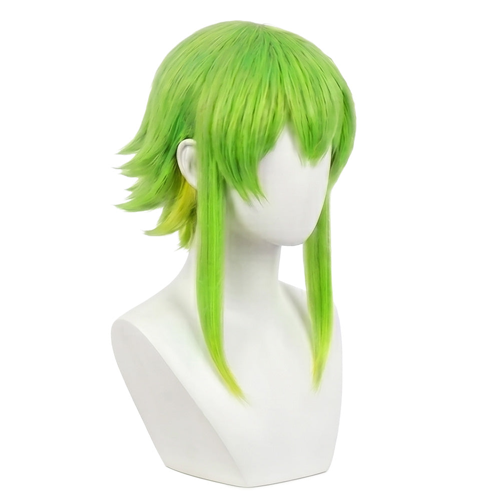 GUMI wig texture showing heat-resistant synthetic fibers