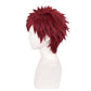 Side view of Gaara wig showing textured layered spikes