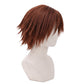 Three-quarter view of Genesis Rhapsodos medium-length basic cosplay wig