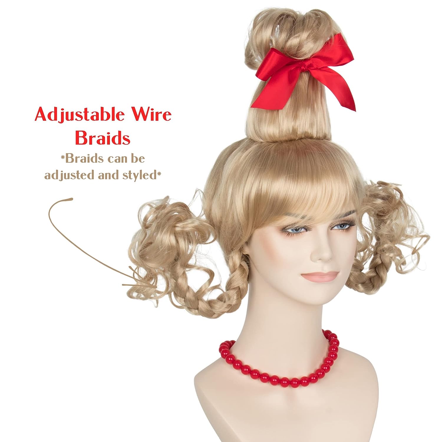 Spread Whoville Joy with Cindy Lou Who Blonde Wig Get Yours Now