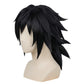 Handmade Giyu Tomioka cosplay wig displayed on mannequin