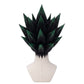 Back view of Gon Freecss wig featuring layered dark green spikes, structured anime hair texture, and the signature Hunter × Hunter hairstyle silhouette