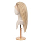 Left side view of JoJo's Bizarre Adventure Gyro Zeppeli blonde cosplay wig