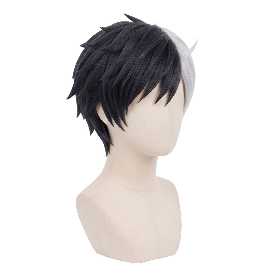 Handmade Haruka Sakura cosplay wig displayed on mannequin