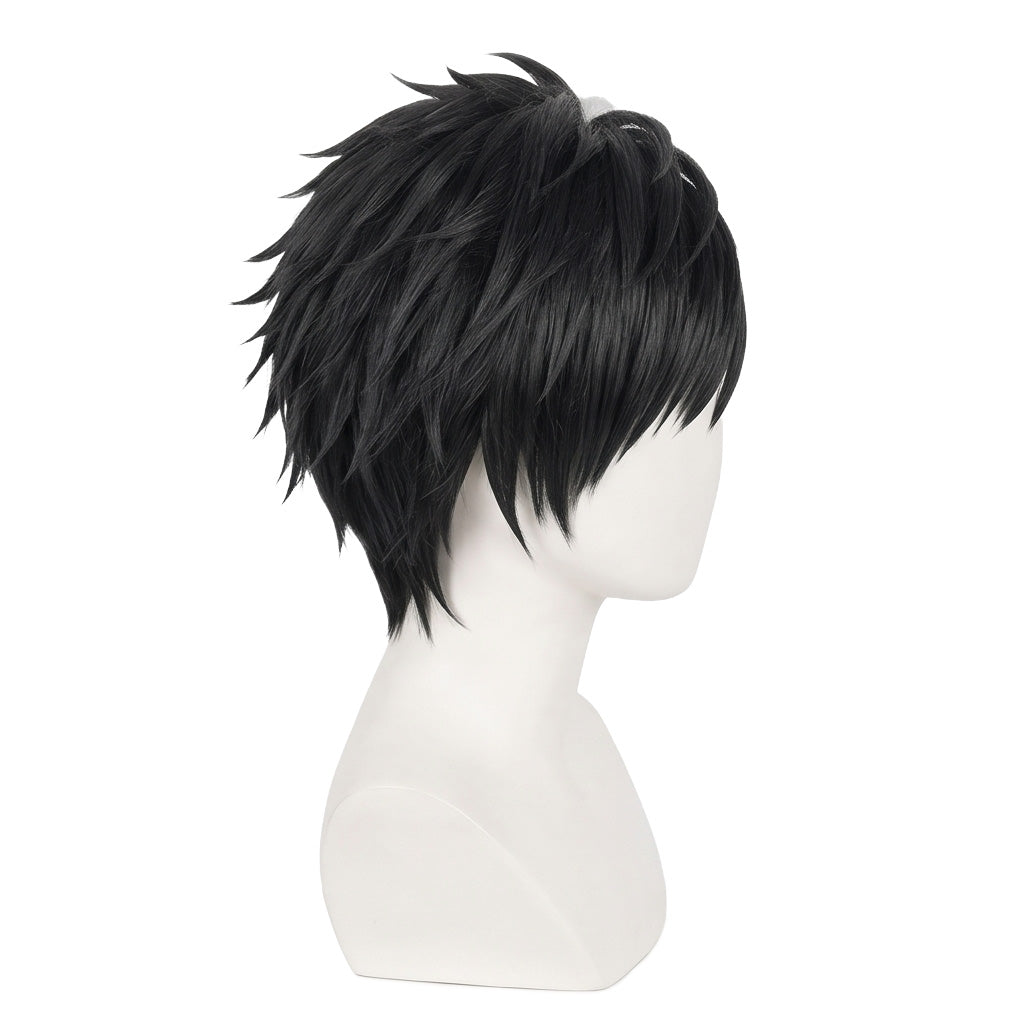 Side view of Wind Breaker Haruka Sakura basic wig with split color