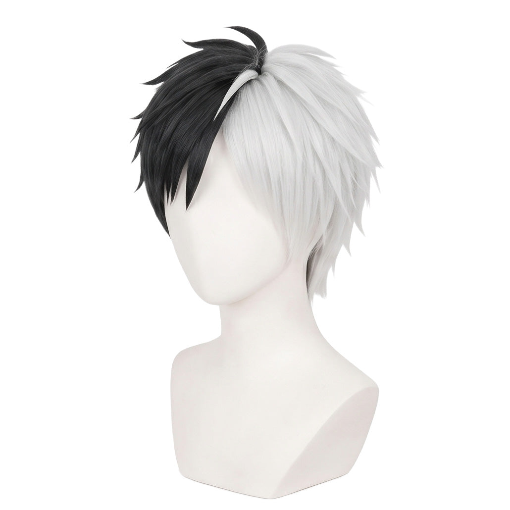 Premium heat-resistant fibers on Haruka Sakura wig
