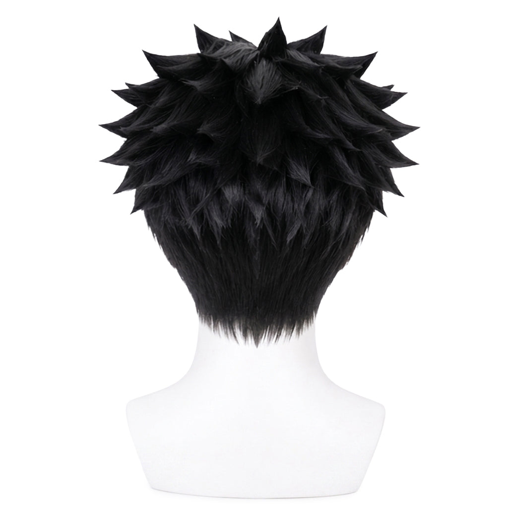 Back view of Himejima Gyomei wig highlighting overall volume and texture