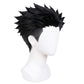 Himejima Gyomei wig fibers displaying premium black hair texture