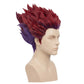 Hisoka wig fibers showing premium heat-resistant texture and color fidelity
