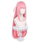 Gotou Hitori Long Straight Pink Cosplay Wig Anime Bocchi the Rock