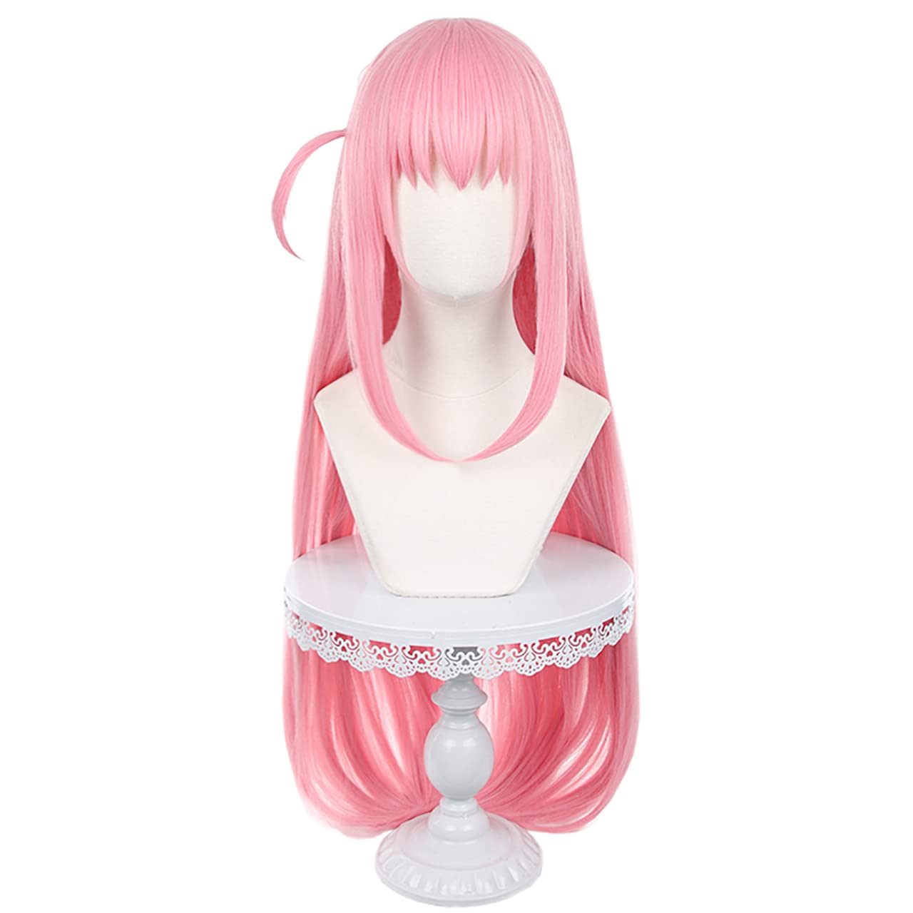 Gotou Hitori Long Straight Pink Cosplay Wig Anime Bocchi the Rock