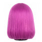 Back view of Hot Pants pink short cosplay wig