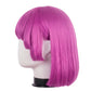 Left side view of JoJo's Bizarre Adventure Hot Pants pink cosplay wig