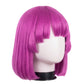 Three-quarter view of Hot Pants short pink basic cosplay wig