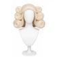 Front view of Igaram cosplay wig with sleek, styled hair