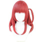 Anime Bocchi the Rock Kita Ikuyo Red Wig with Braids