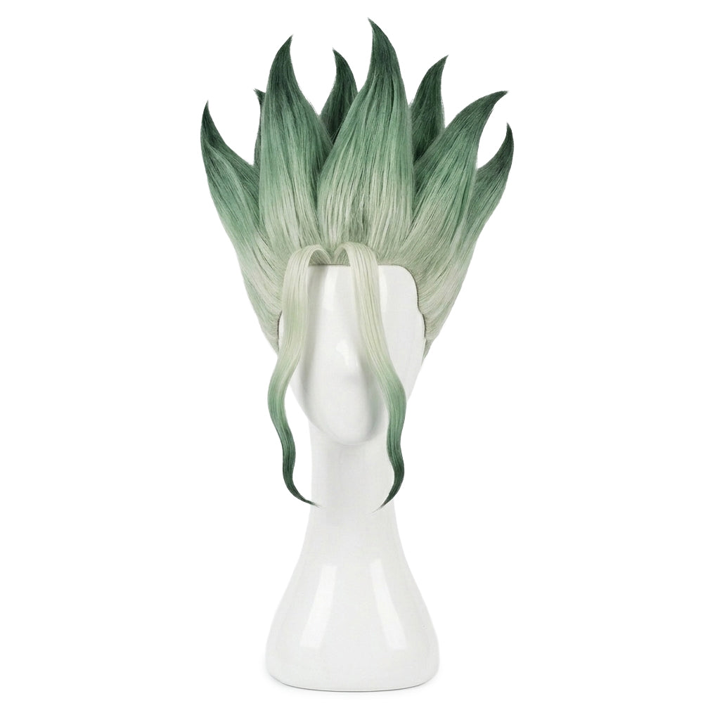 Senku Ishigami cosplay wig – handmade Dr. Stone wig by Morojowig