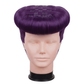 Josuke Higashikata cosplay wig from JoJo’s Bizarre Adventure featuring a handcrafted purple Elvis-style pompadour with dramatic volume and a smooth swept-back shape