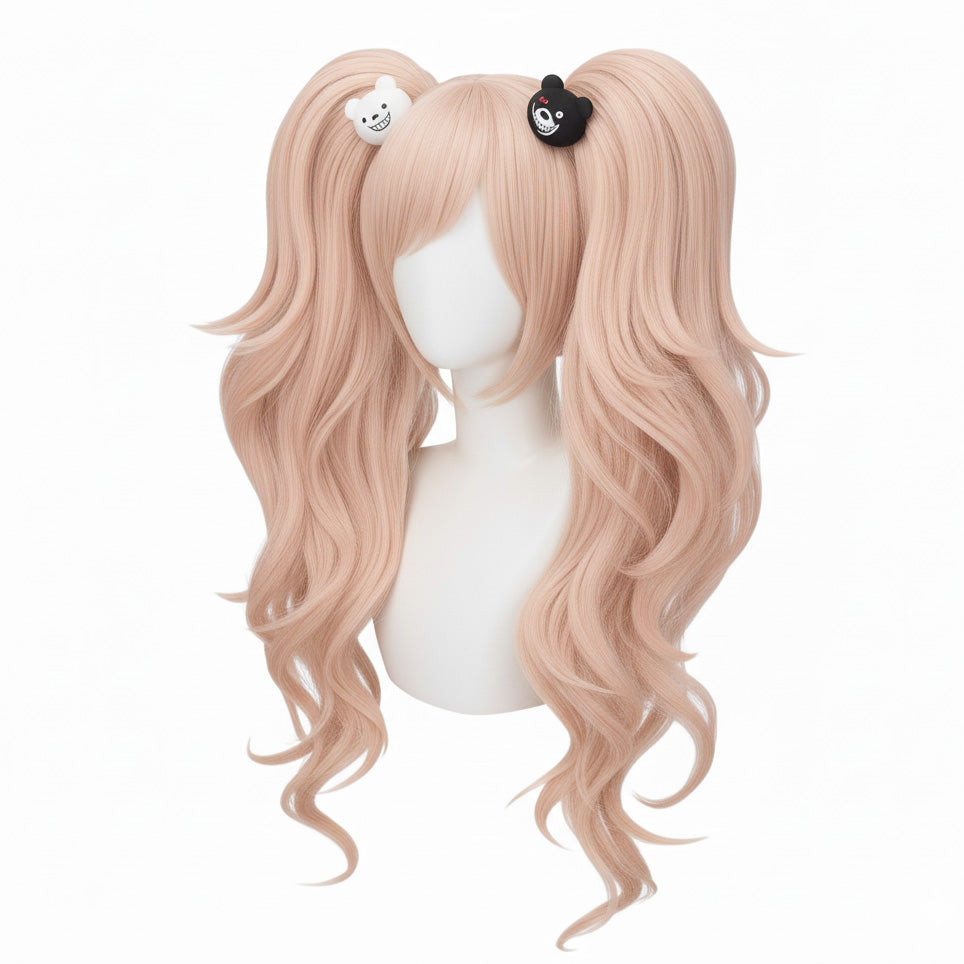 Junko Enoshima wig high-density pink hair ideal for custom styling