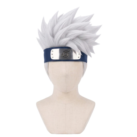 DIY styling wig for recreating Kakashi’s short spiky hairstyle