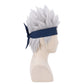 Side view of Naruto Kakashi Hatake silver gray basic cosplay wig