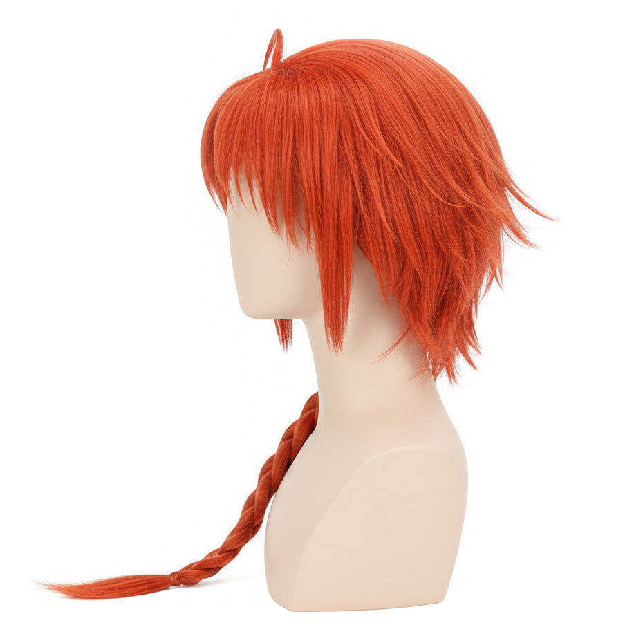 Side view of Gintama Kamui wig showing layered spikes