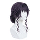 Three-quarter view of Kaoruko Waguri long wavy dark cosplay wig