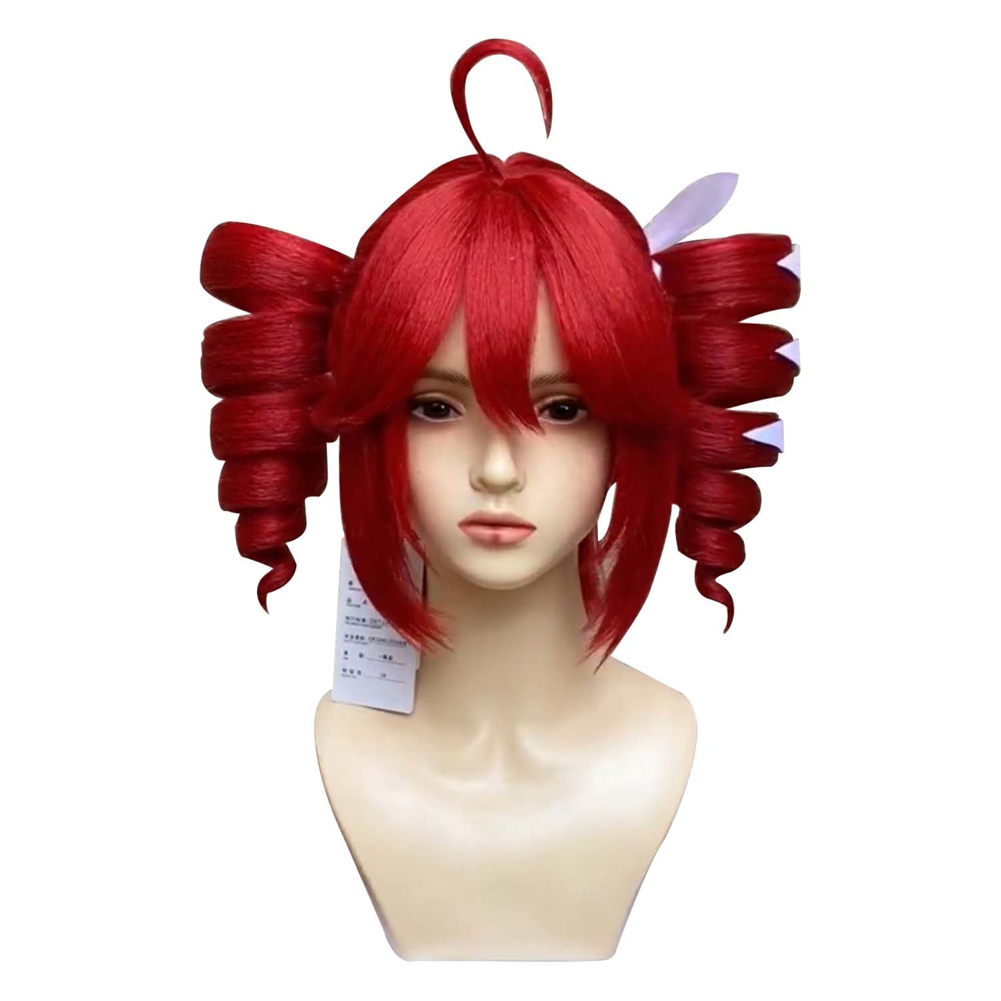 Kasane Teto cosplay wig with red twin-drills