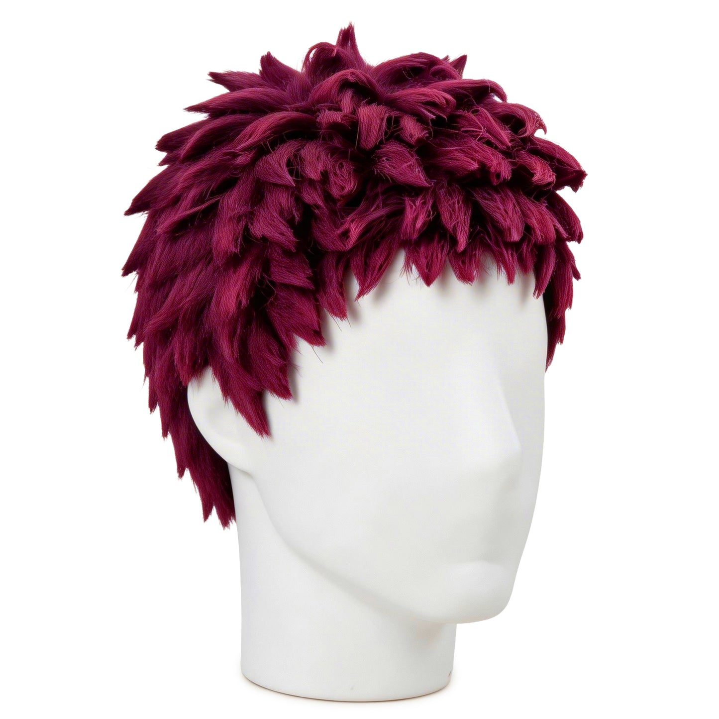 Charlotte Katakuri cosplay wig with dramatic spiked styling and premium handmade finish
