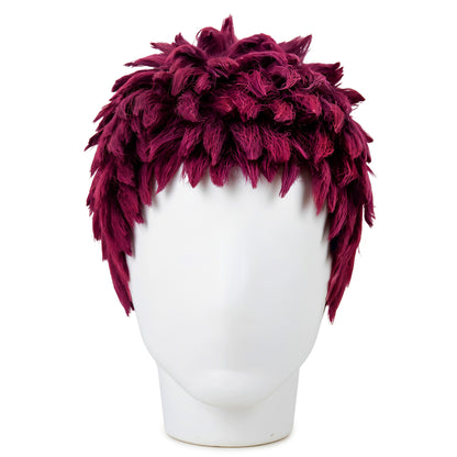 Front view of Katakuri wig showing sharp spikes and structured volume