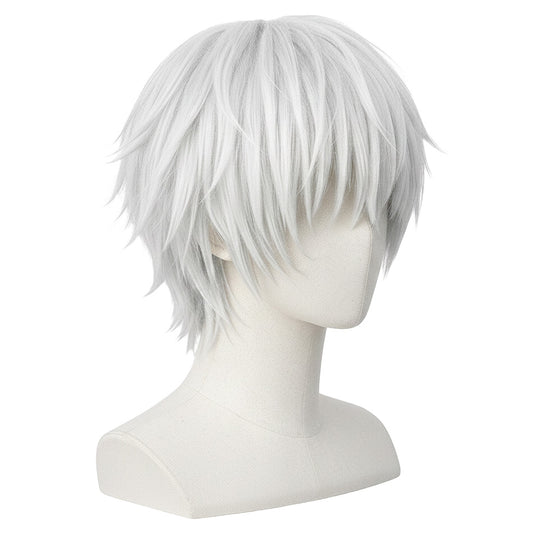Side view of Tokyo Ghoul Ken Kaneki wig showing layered cut