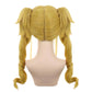 Back view of long blonde Kikoru Shinomiya cosplay wig