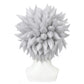 Back view of Killua Zoldyck wig displaying full spiky structure
