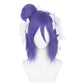 Konan Paper Ninjutsu cosplay wig front view with flowing blue-purple hair