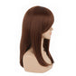 Side view of long straight Steins;Gate Kurisu wig