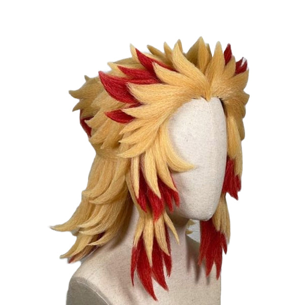 Embrace the Flame Hashira's Spirit with Our Kyojuro Rengoku Cosplay Wig