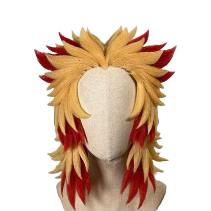 Embrace the Flame Hashira's Spirit with Our Kyojuro Rengoku Cosplay Wig