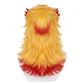 Back view of Demon Slayer Kyojuro Rengoku wig showing unstyled fibers