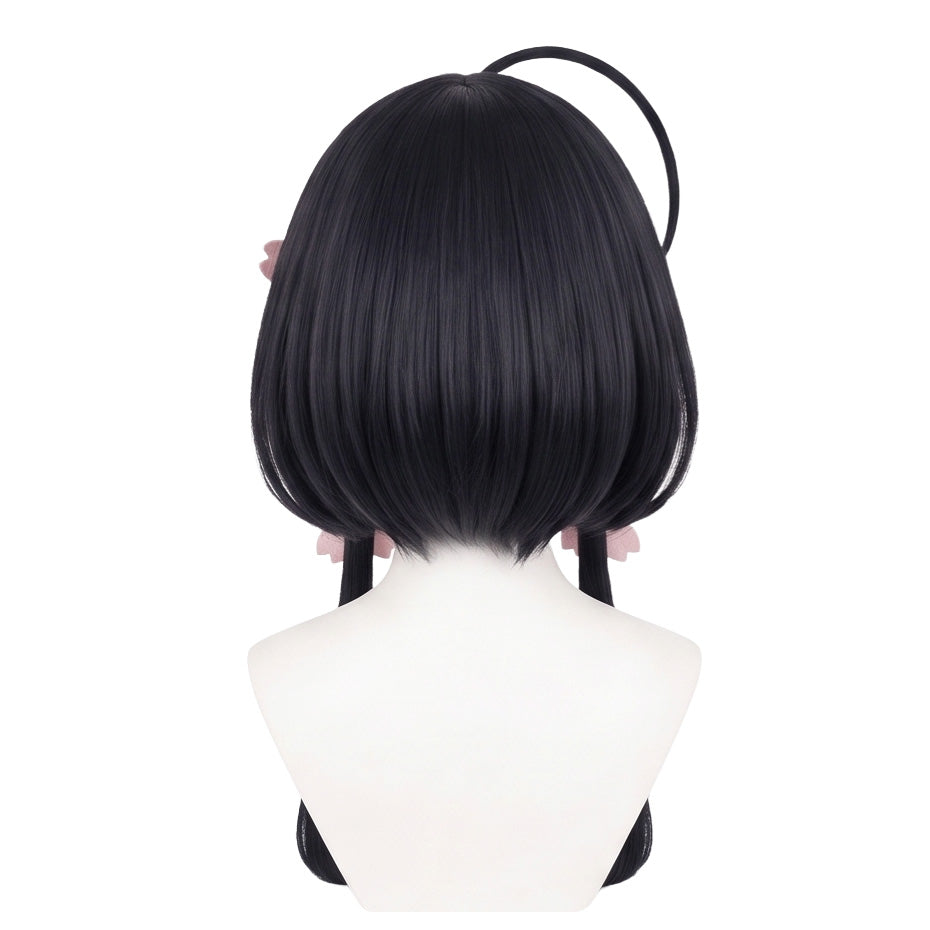 Back view of Bungo Stray Dogs twin-tail wig unstyled