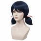 Heat-Resistant Blue Wig Fibers for Miraculous Ladybug Cosplay