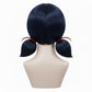 Miraculous Ladybug Wig Back View Showing Symmetrical Ponytails