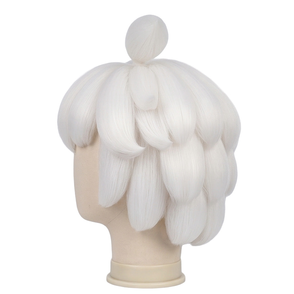 Side view of Luo Xiaohei wig showing fluffy layered texture